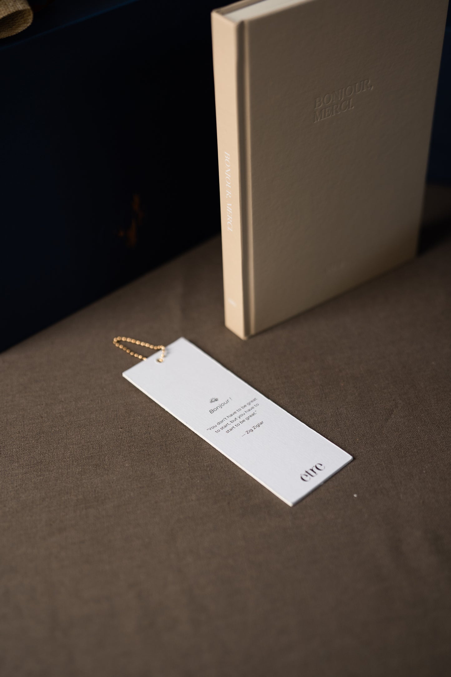 BONJOUR, MERCI—Planner and Mindfulness Journal (Undated)