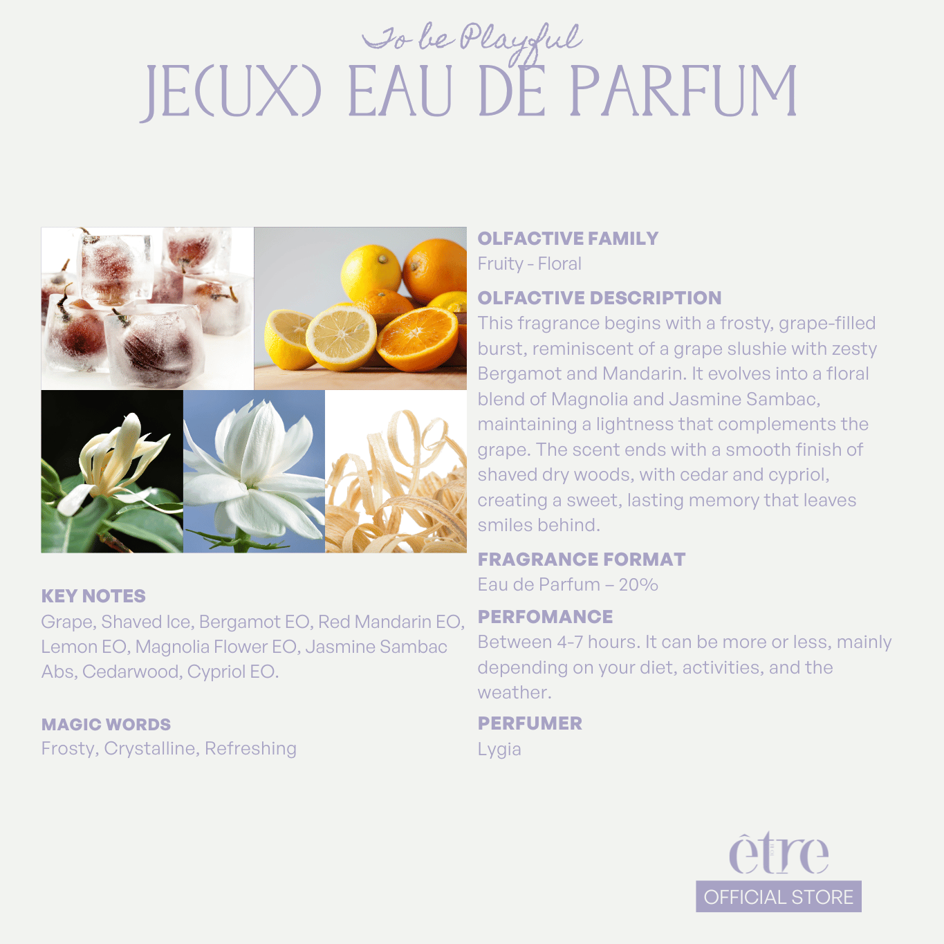 Etre Parfums - Je(ux) - Eau de Parfum/50 ml