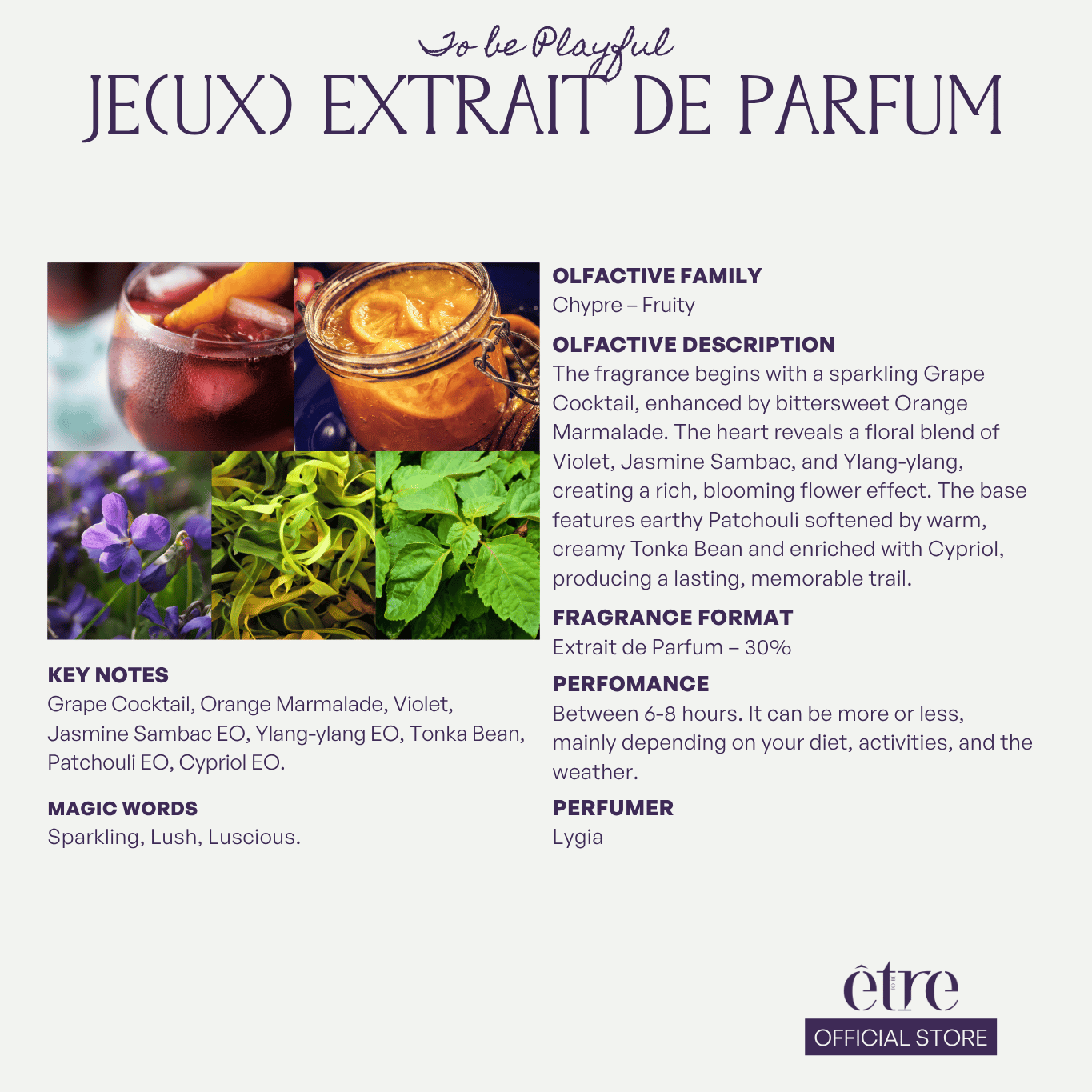 Etre Parfums - Je(ux) - Extrait de Parfum/50 ml